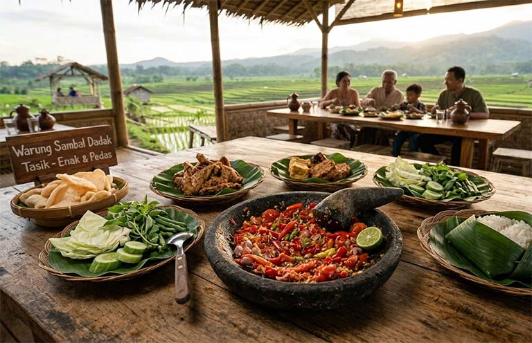 Cara Membuat Sambal Dadak Khas Sunda Pedas Segar