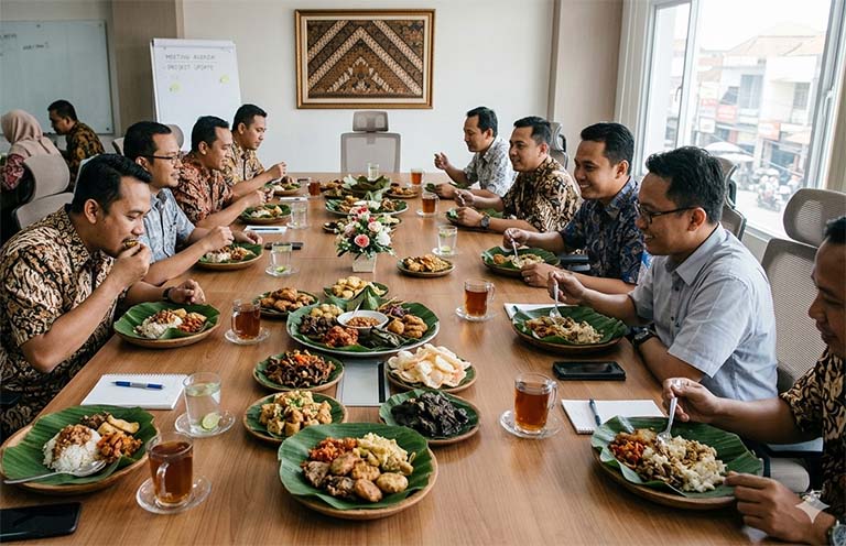 Kelezatan Nasi Jamblang, Diplomasi Daun Jati Khas Cirebon di Meja Makan