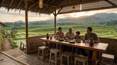 Tempat Makan Nasi Liwet di Bandung dengan View Alam