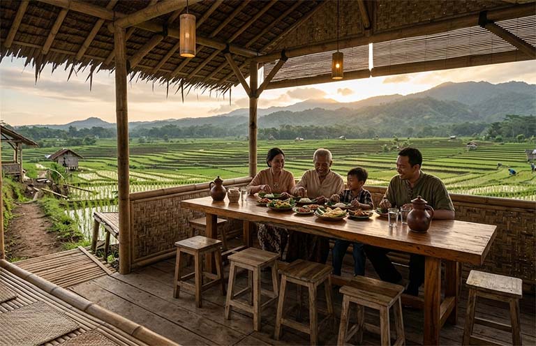 Tempat Makan Nasi Liwet di Bandung dengan View Alam