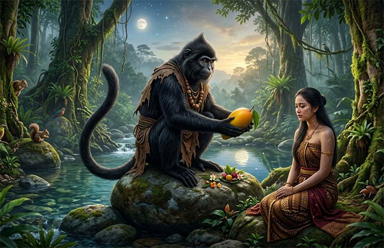Versi asli legenda Lutung Kasarung dari Naskah Purbatasti